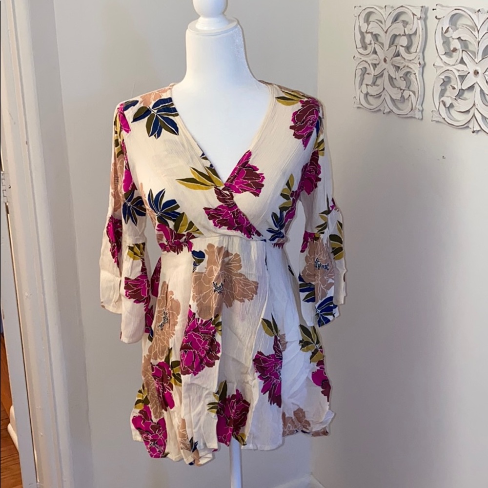 Billabong Floral Mini Dress - Size Small